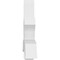 Ekena Millwork Davenport Architectural Grade PVC Gable Bracket, 96"W x 32"H x 6"D x 6"F, 8/12 Pitch GBP096X32X0606DAV00 - alternate 3